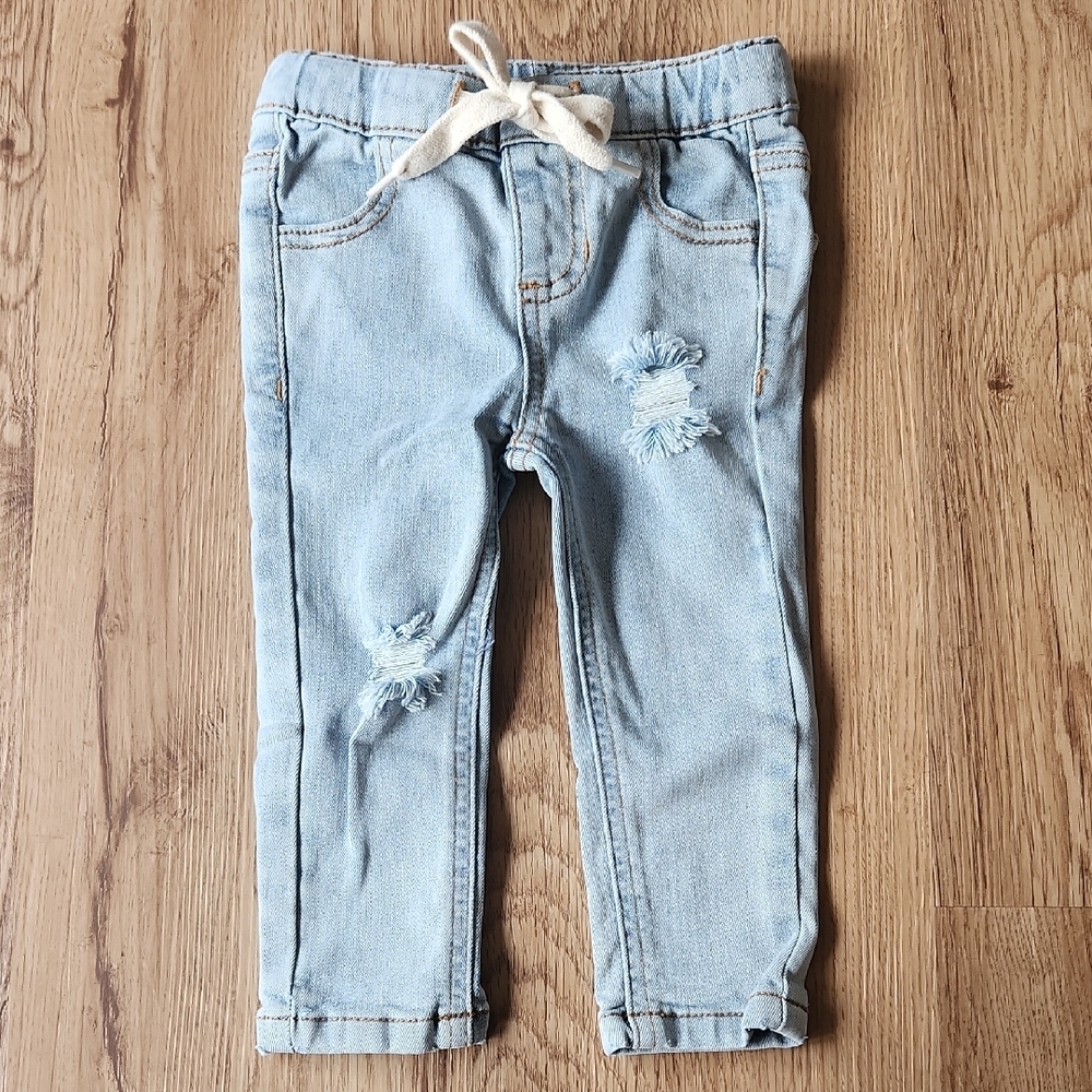 NWOT! Brave Little Ones Distressed Denim